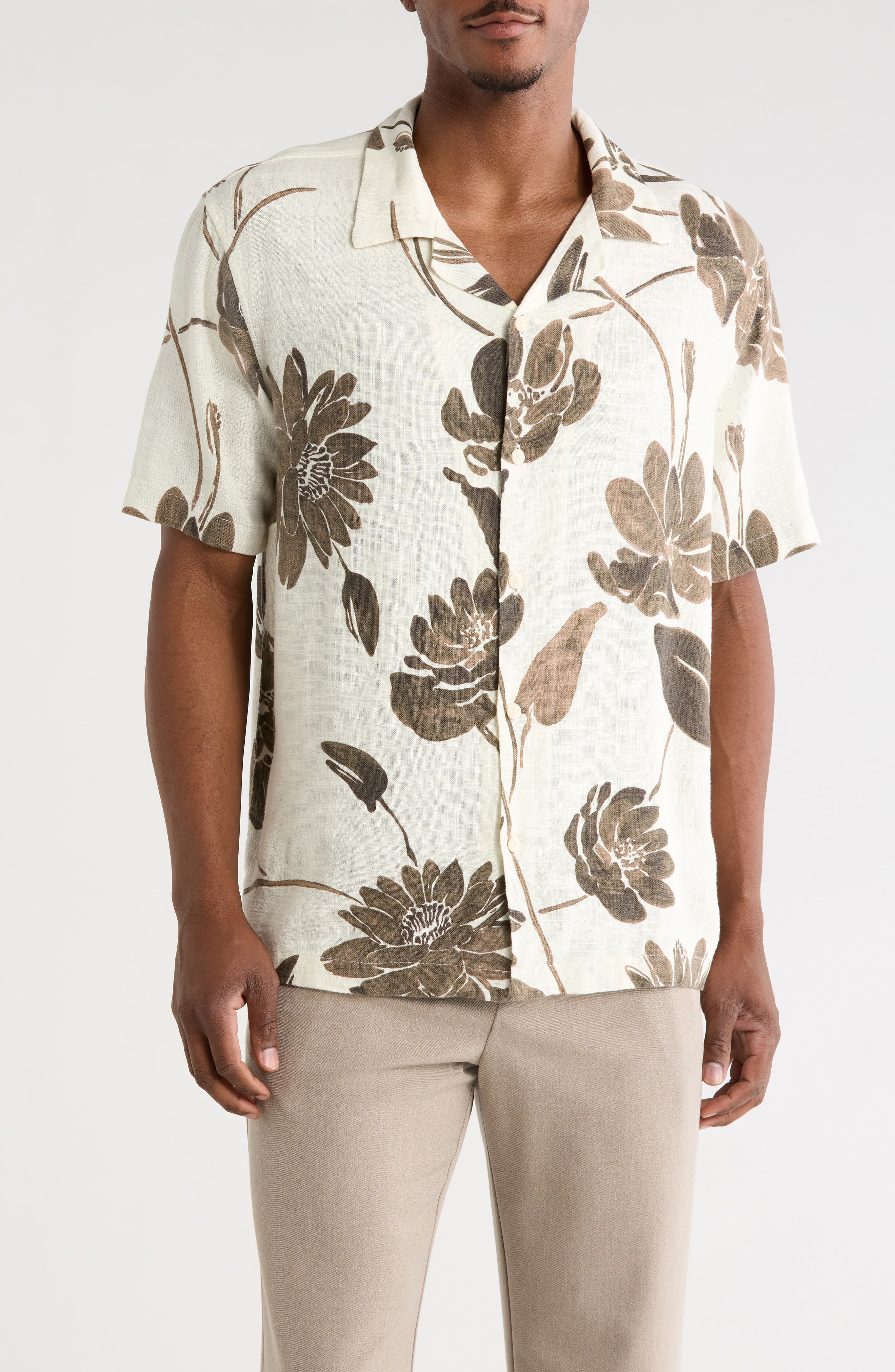 Watercolor Camp Shirt