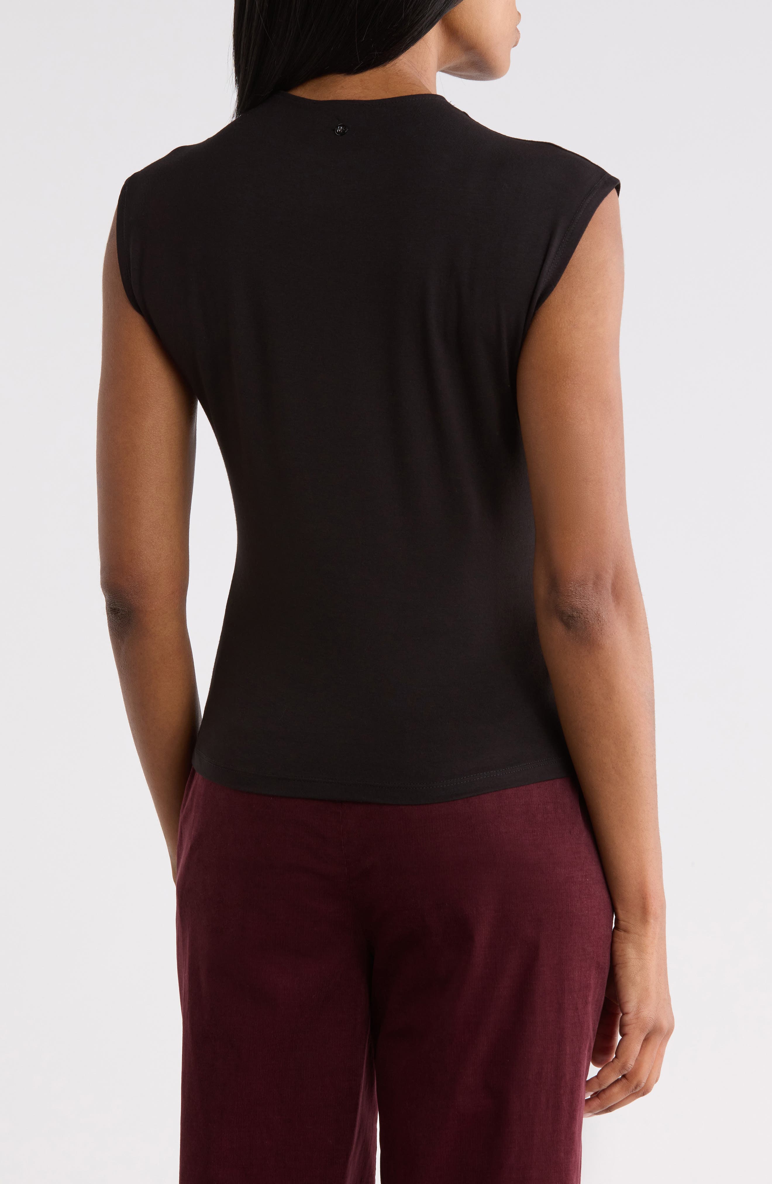 DKNY Knot Front Sleeveless Top (Women) | Nordstromrack