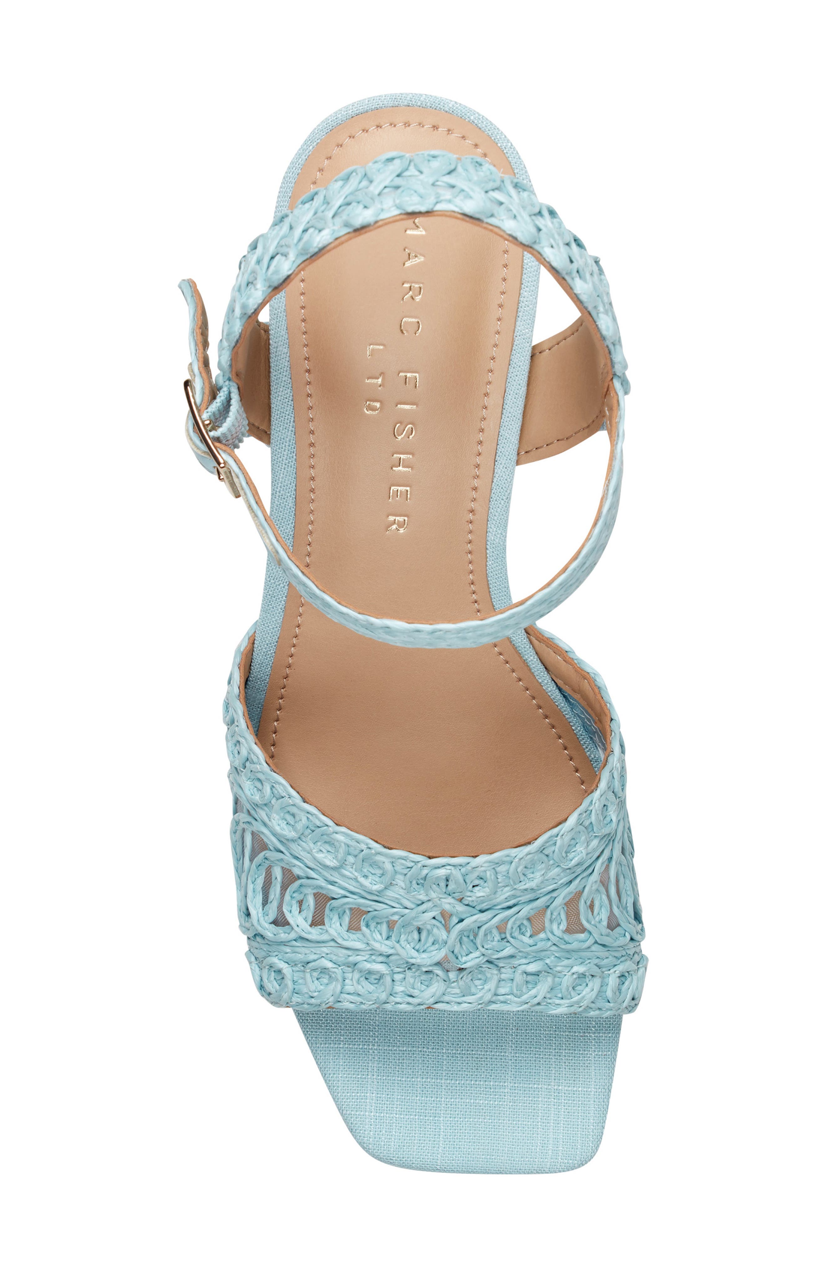 Chayse Ankle Strap Platform Sandal, Alternate, color, LIGHT BLUE