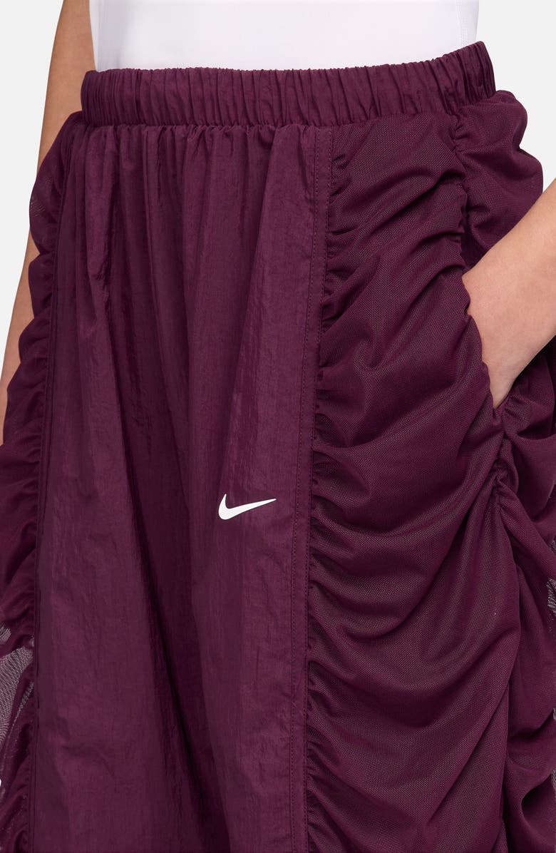 Nike Kids' Dance Wide Leg Pants, Alternate, color, 610 Bordeaux/White