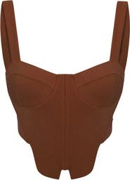 PCFG Cotton Woven Corset Top