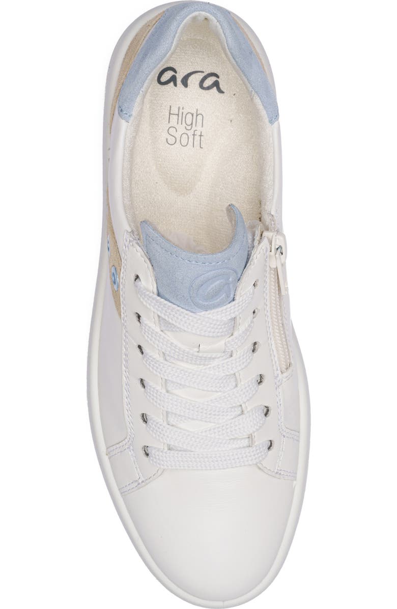 ara Meridian Platform Sneaker, Alternate, color, White/ Beach/ Cielo