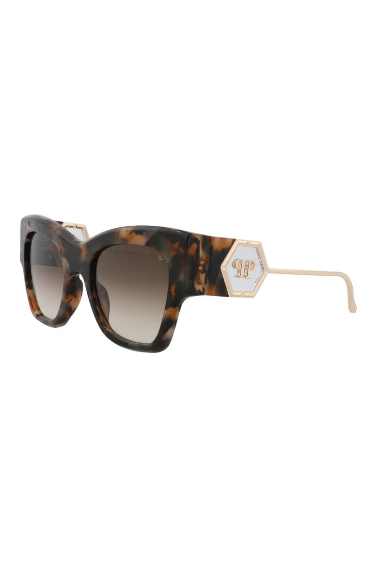 53mm Square Sunglasses, Alternate, color, HAVANA HAVANA BROWN