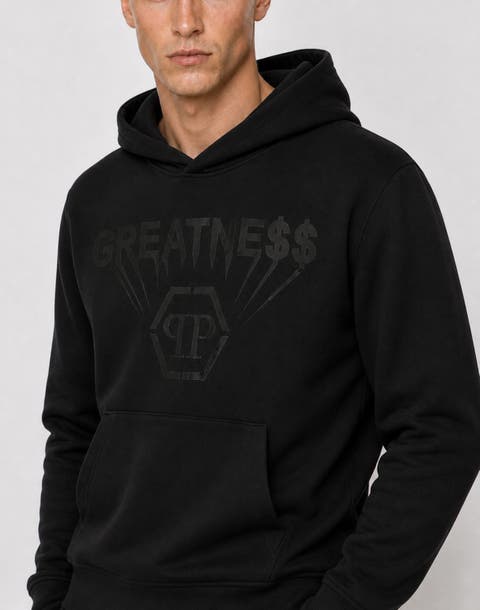Printed Fleece Hoodie Greatness Men