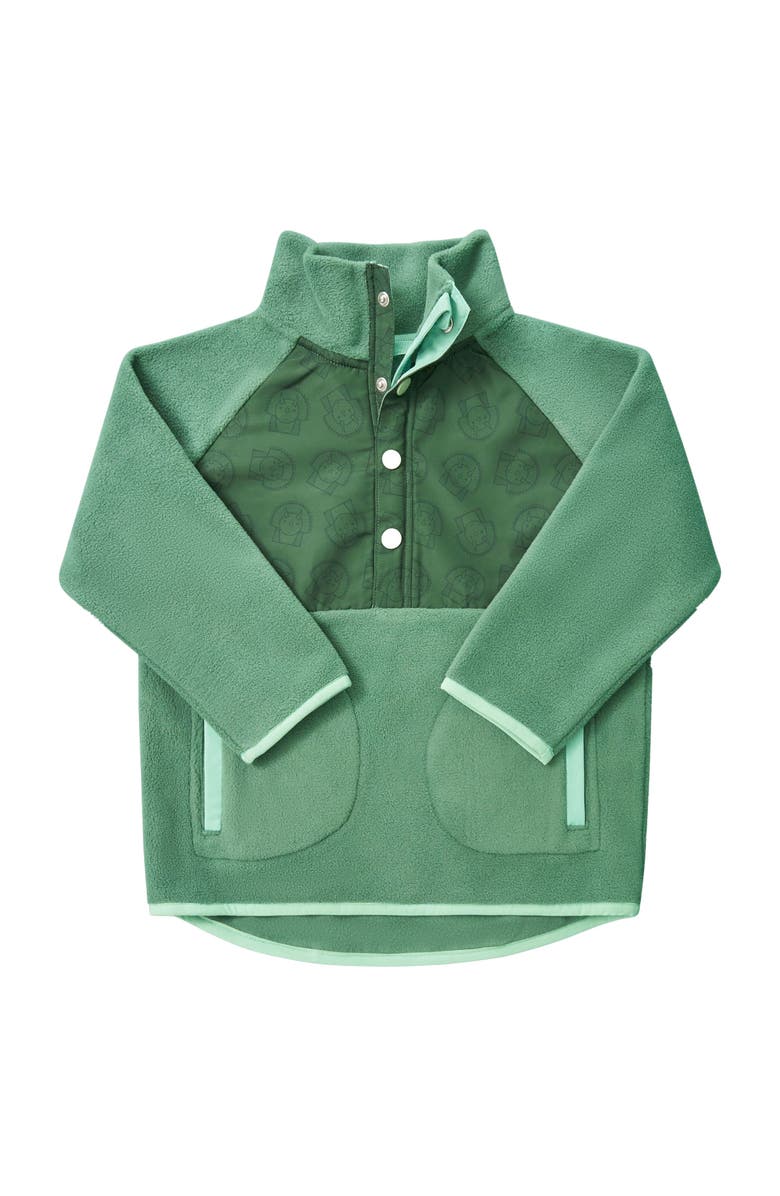 Roarsome Fleece Zip Up, Main, color, Green