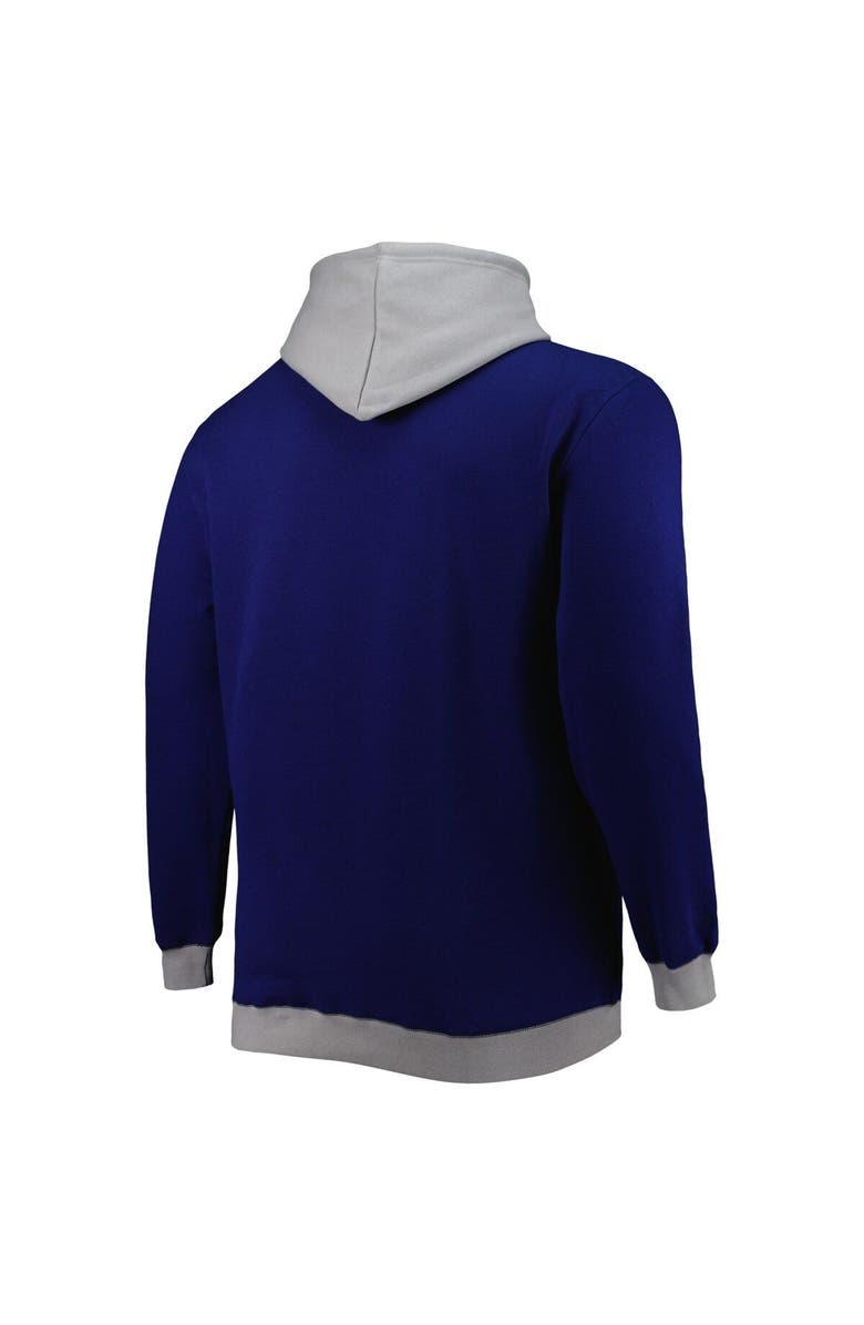 Mitchell & Ness Men's Mitchell & Ness Navy/Silver Dallas Cowboys Big & Tall Big Face Pullover Hoodie, Alternate, color, Navy