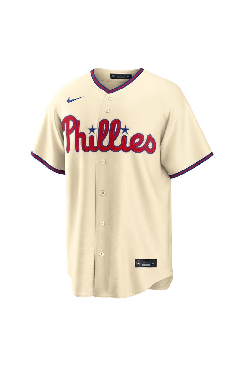 Men's Nike Bryce Harper Cream Philadelphia Phillies Alternate Replica Jersey, Alternate, color, Cream