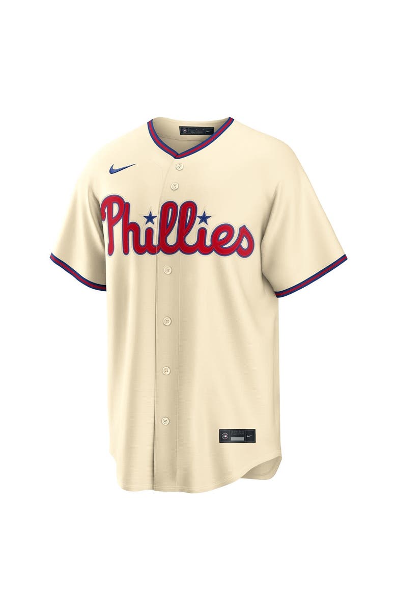 Nike Men's Nike Bryce Harper Cream Philadelphia Phillies Alternate Replica Jersey, Alternate, color, Cream
