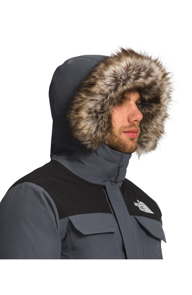 The North Face McMurdo Water Repellent 600-Fill Power Down Parka with Faux Fur Trim, Alternate, color,