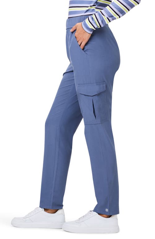 Nz Active By Nic+zoe Tech Stretch Cargo Pants In Gray