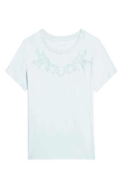 Zadig & Voltaire Alys Mesh Inset Cotton T-shirt