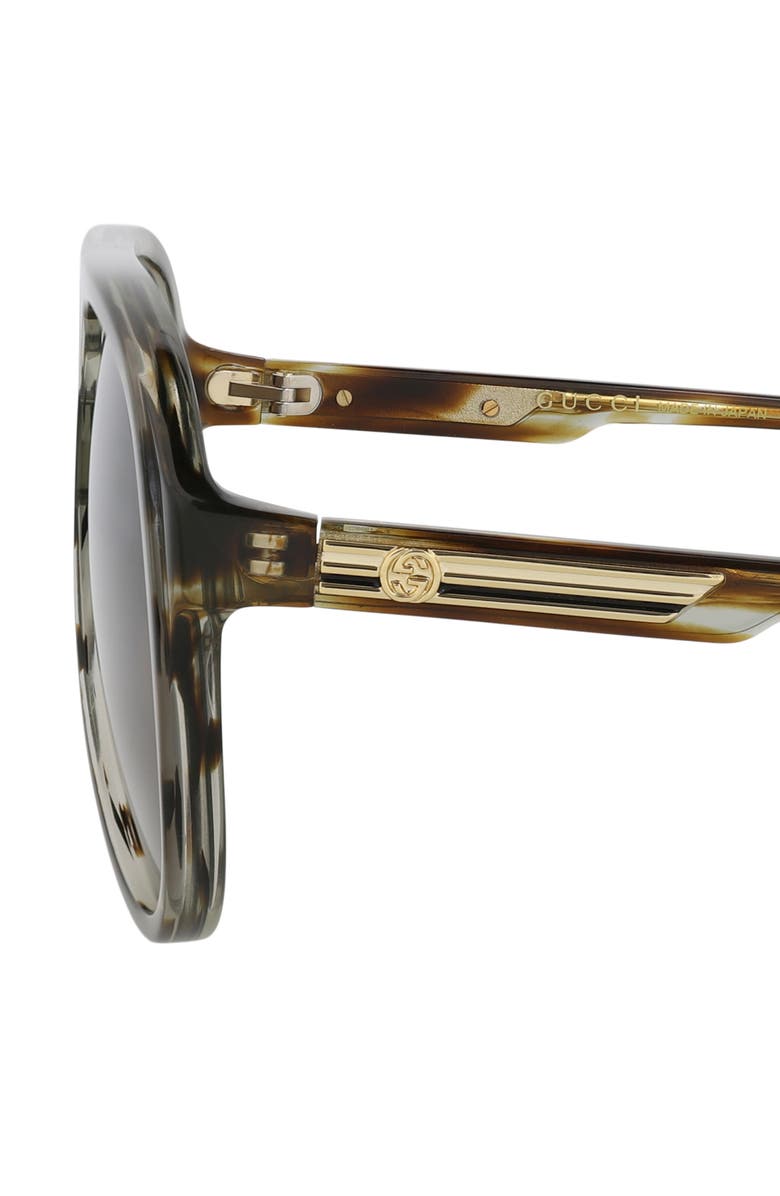 Gucci 59mm Fashion Aviator Sunglasses, Alternate, color, Havana Havana Brown