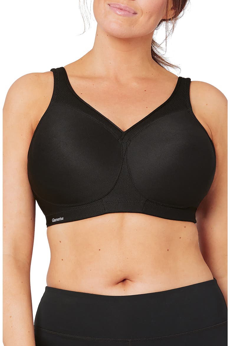 MagicLift® Seamless Sports Bra, Main, color, BLACK