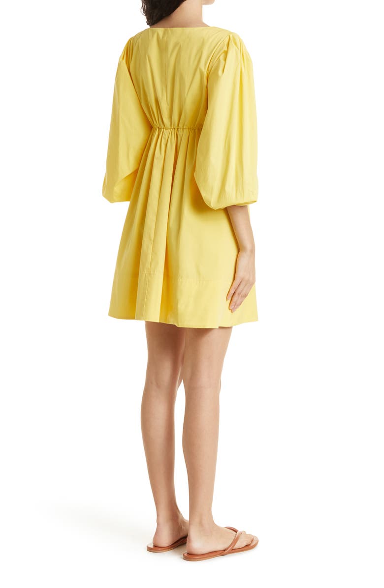 STAUD Sophie Long Sleeve Dress, Alternate, color, Wallflower