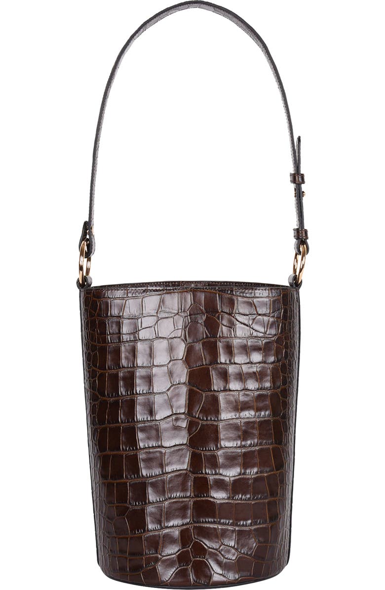 HYER GOODS Upcycled Leather Convertible Bucket Bag, Alternate, color,