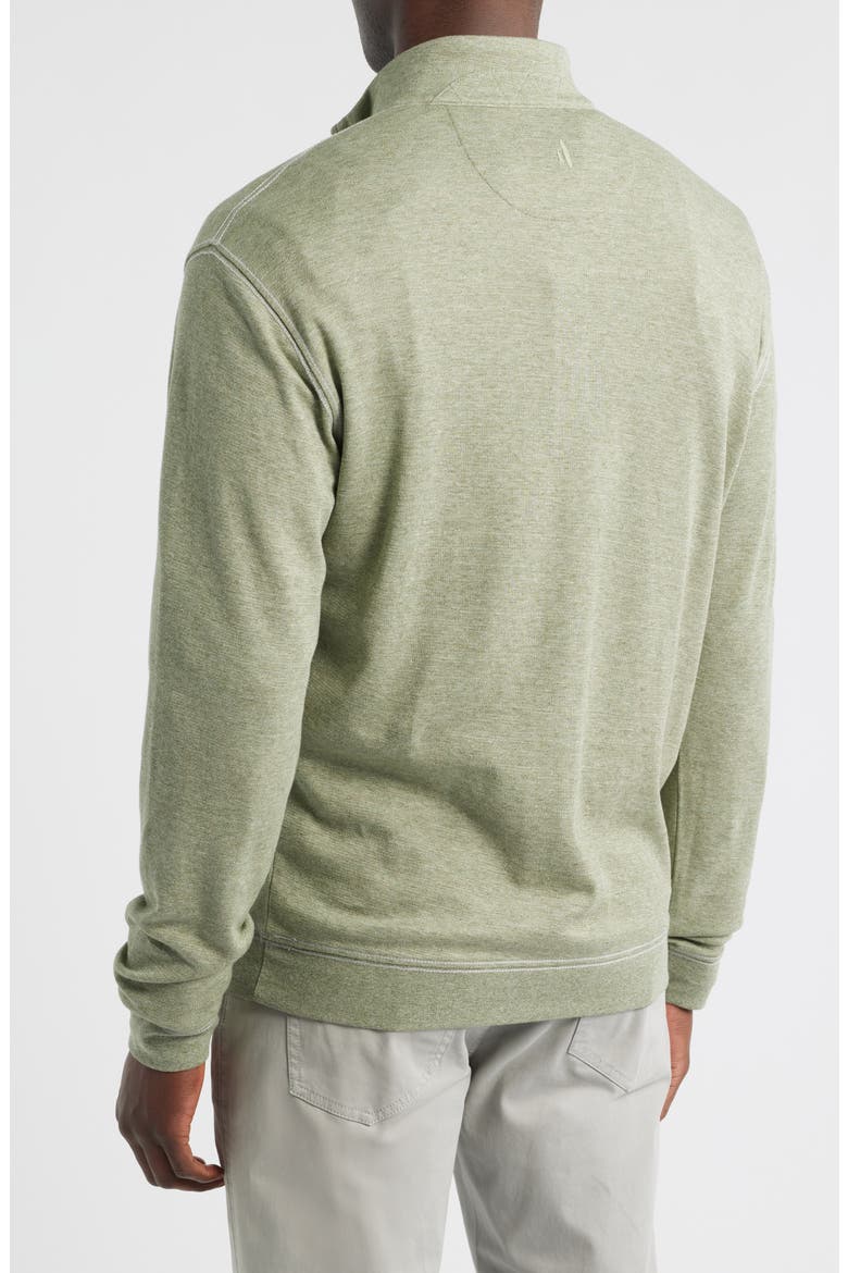 Hanks Quarter Zip Pullover, Alternate, color, PESTO