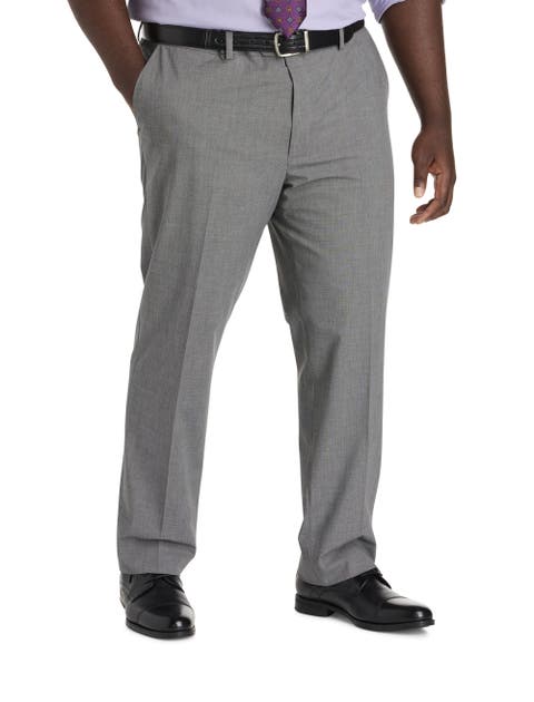 Big & Tall Mini-Neat Suit Pants