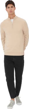 Gobi Cashmere Essential Half-Zip Cashmere Sweater