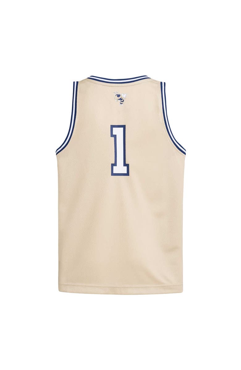 adidas Youth adidas #1 Gold Georgia Tech Yellow Jackets Swingman Jersey, Alternate, color, 