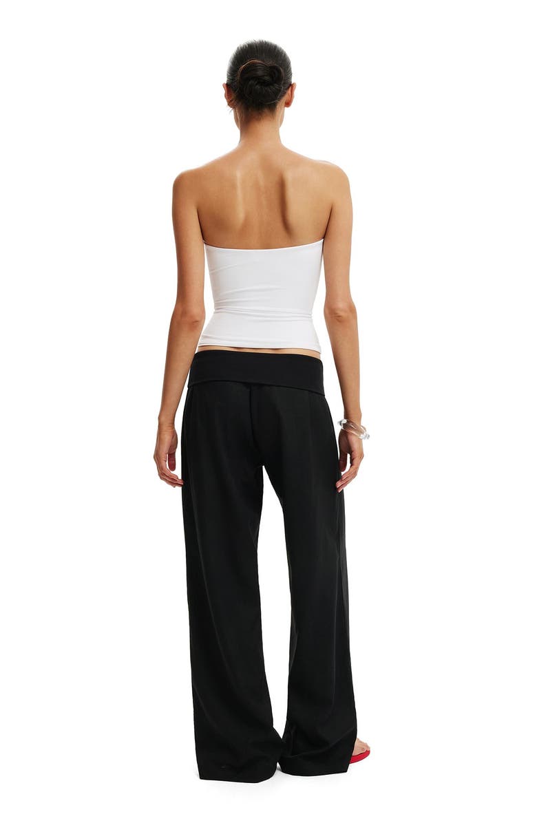 Cotton On Women's Haven Fold Over Pant, Alternate, color, Black