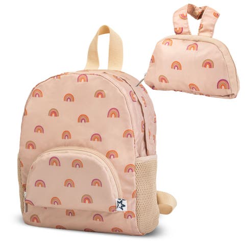 Lightweight Backpack with Fold-Up Pouch