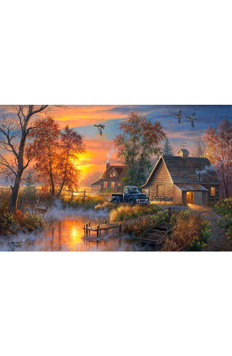 Sunsout Misty Cabin 1000 piece Jigsaw Puzzle for Adults, Alternate, color, Multicolor