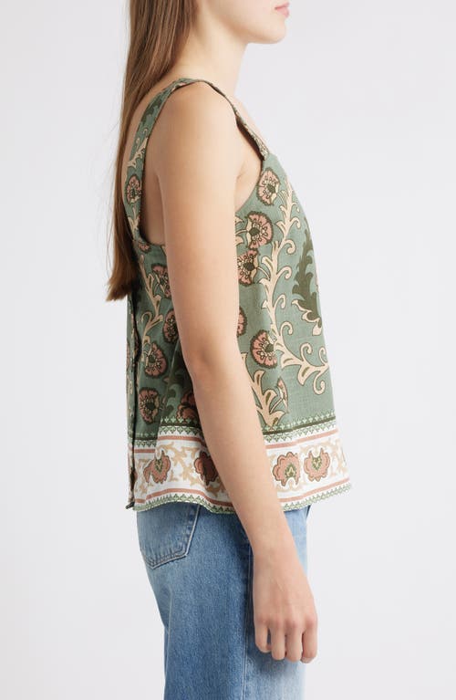 Sanctuary Button Back Sleeveless Top