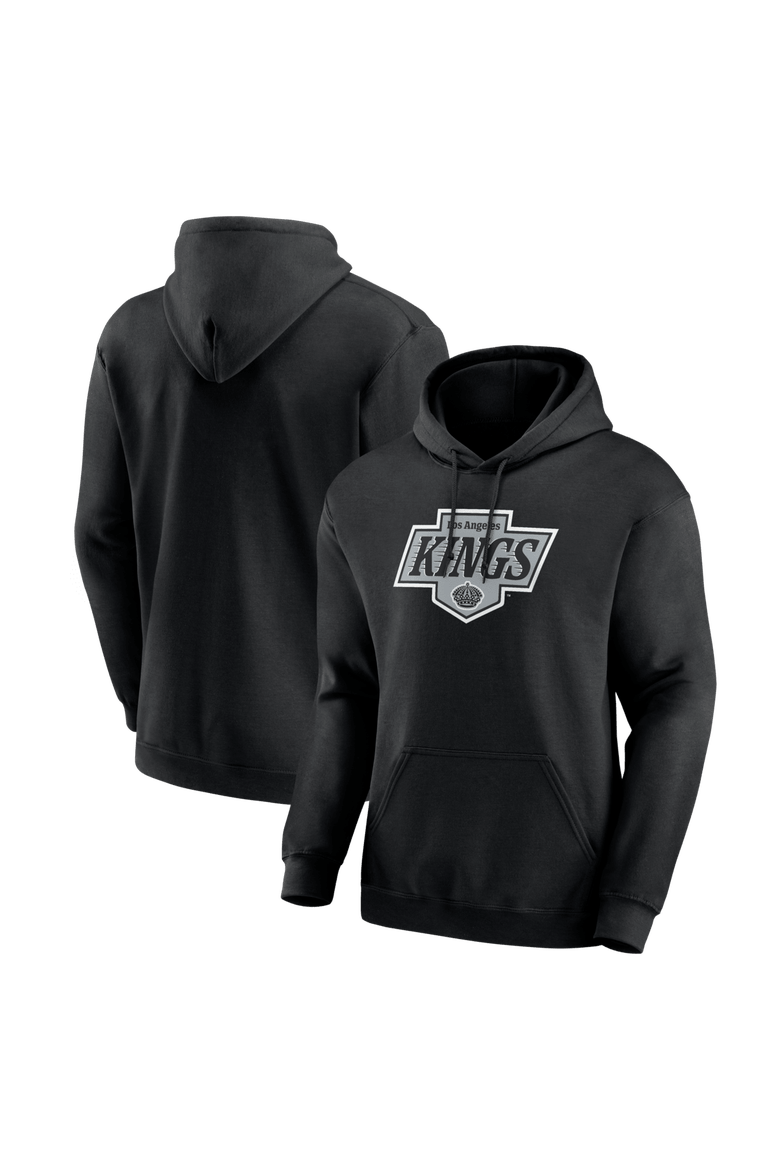 Men's Logo Athletic Black Los Angeles Kings Essential Hoodie, Main, color, Black