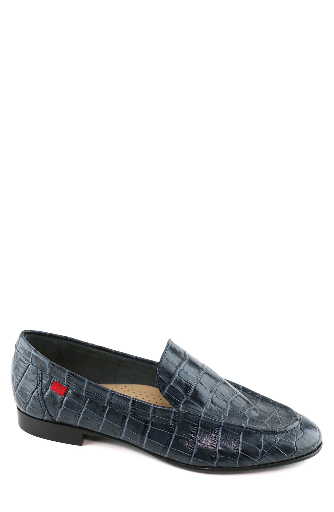 Madison Ave Loafer, Main, color, NAVY CROCO
