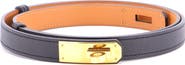 Pre-Owned Hermes Kelly Belt Leather Thin