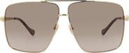 Gucci 63mm Oversize Square Sunglasses