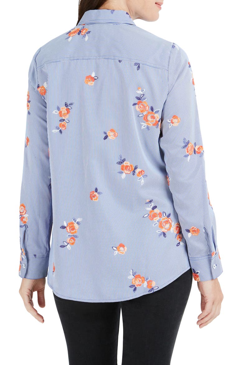 Riley Embroidered Shirt, Alternate, color, PERFECT PERIL