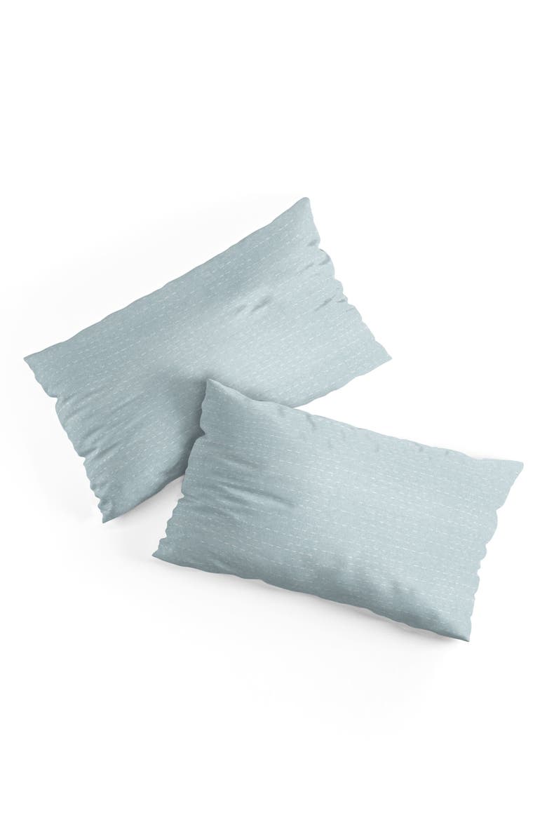 Deny Designs Lad Running Stitch 3-Piece Duvet Set - King, Alternate, color, 