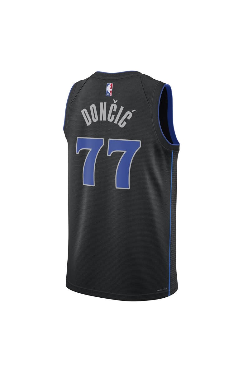 Nike Unisex Nike Luka Dončić Black Dallas Mavericks 2023/24 Swingman Jersey - City Edition, Alternate, color, 