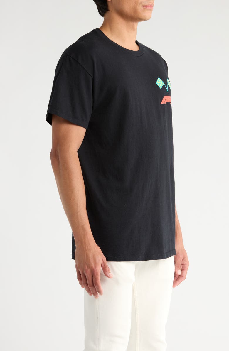 Junk Food F1 Cotton Graphic T-Shirt, Alternate, color, Black