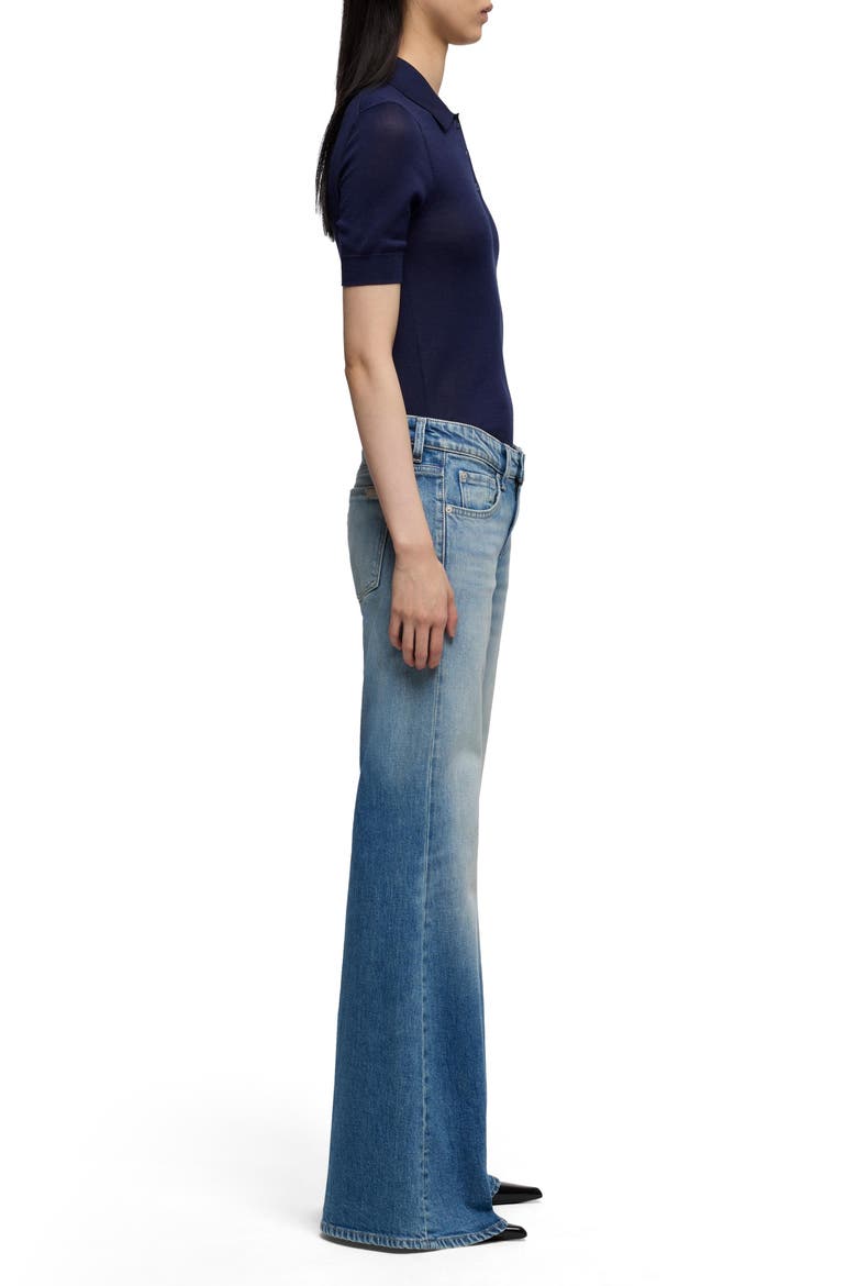 Low Flare Jeans, Alternate, color, BLUE HAZE