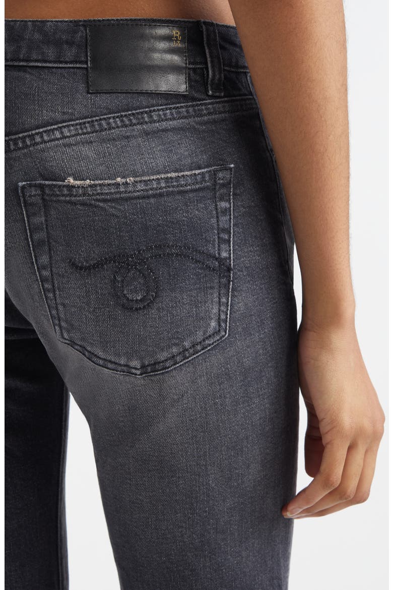 Joan Kick Flare Jeans, Alternate, color, ESSEX BLACK STRETCH