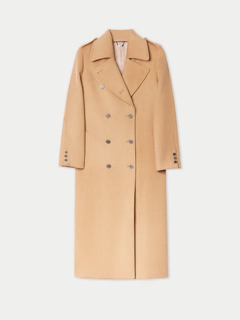 Double-Breasted Cashmere Coat
