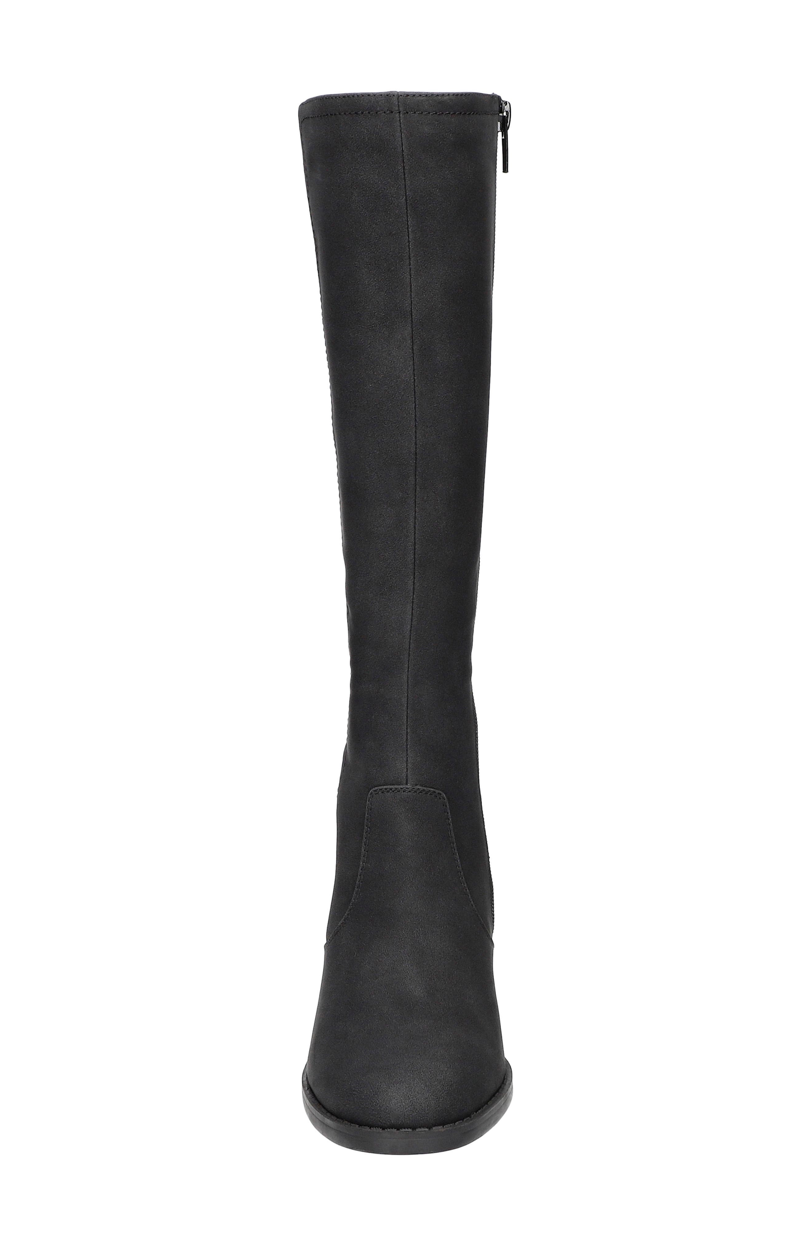Tucker Knee High Boot, Alternate, color, BLACK LAME