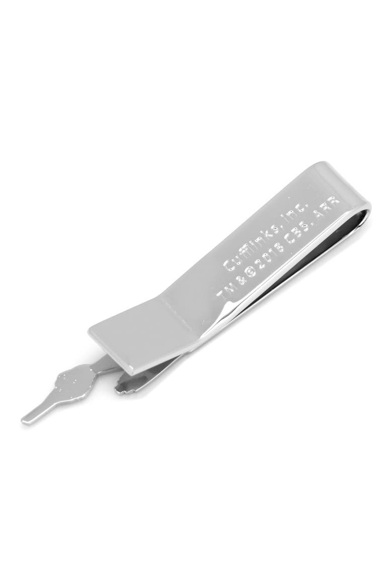 Enterprise Silhouette Tie Bar, Alternate, color, METALLIC SILVER