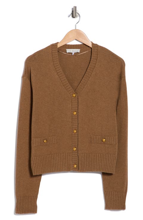 Button Front Cotton Cardigan