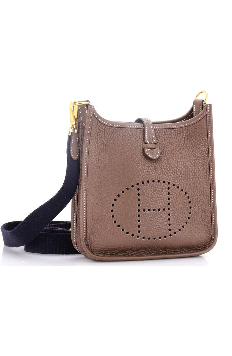Pre-Owned Hermes Evelyne Bag Gen III Clemence TPM, Alternate, color, Etoupe