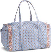 VERA BRADLEY Large Original Quilted Duffle Bag