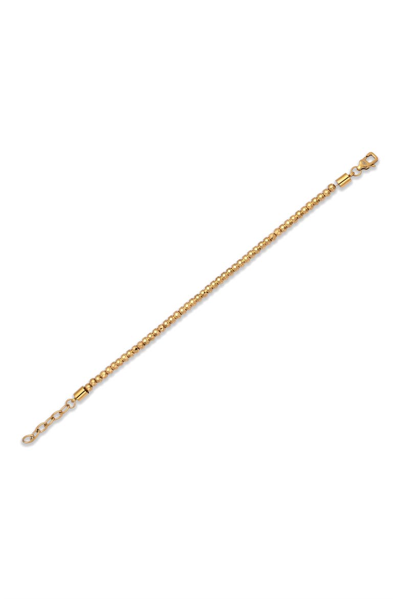 Men's Noah Beaded Bracelet, Alternate, color, GOLD