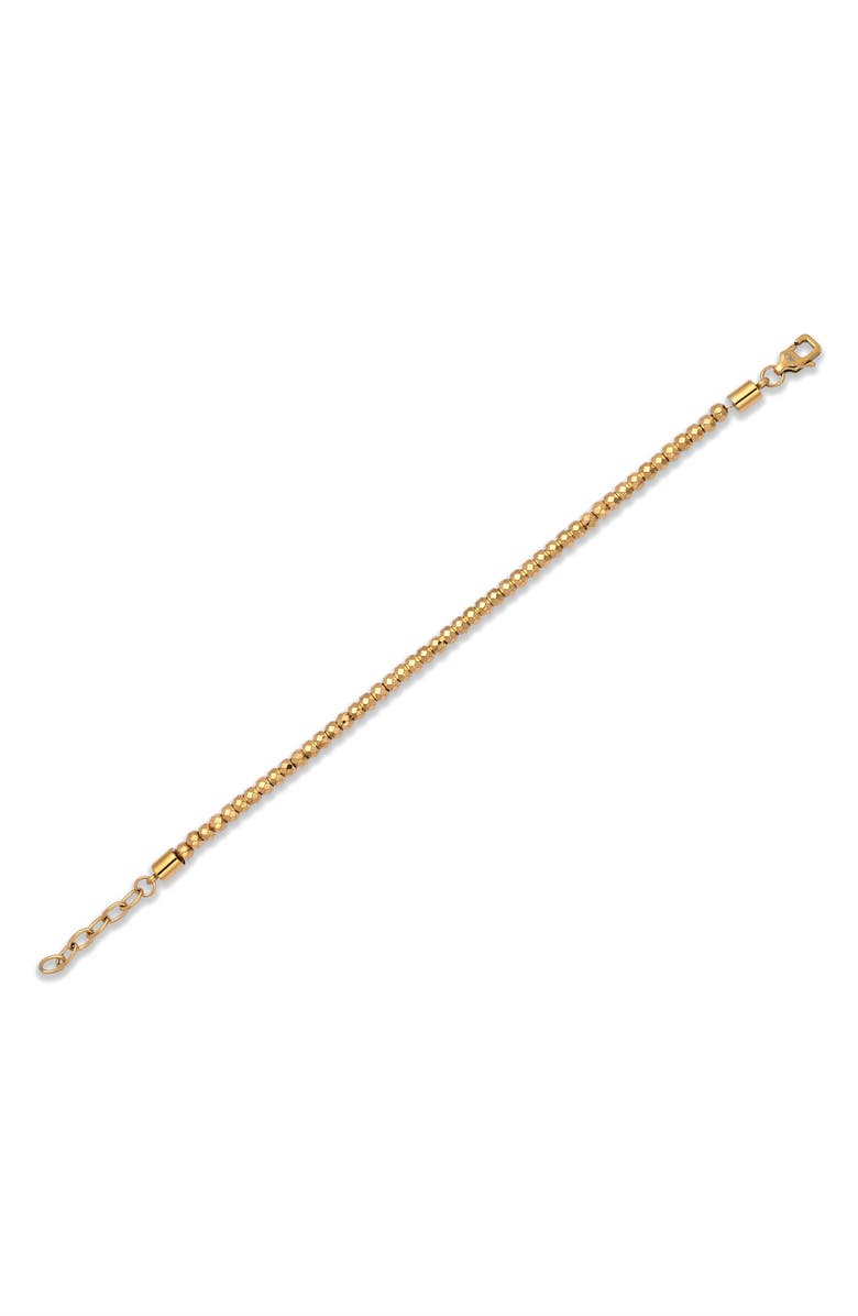 EYE CANDY LOS ANGELES Men's Noah Beaded Bracelet, Alternate, color, Gold
