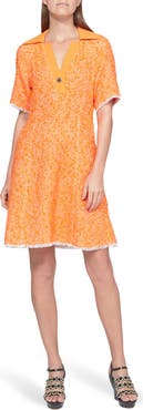 3.1 Phillip Lim Rib Collar Spring Tweed Minidress