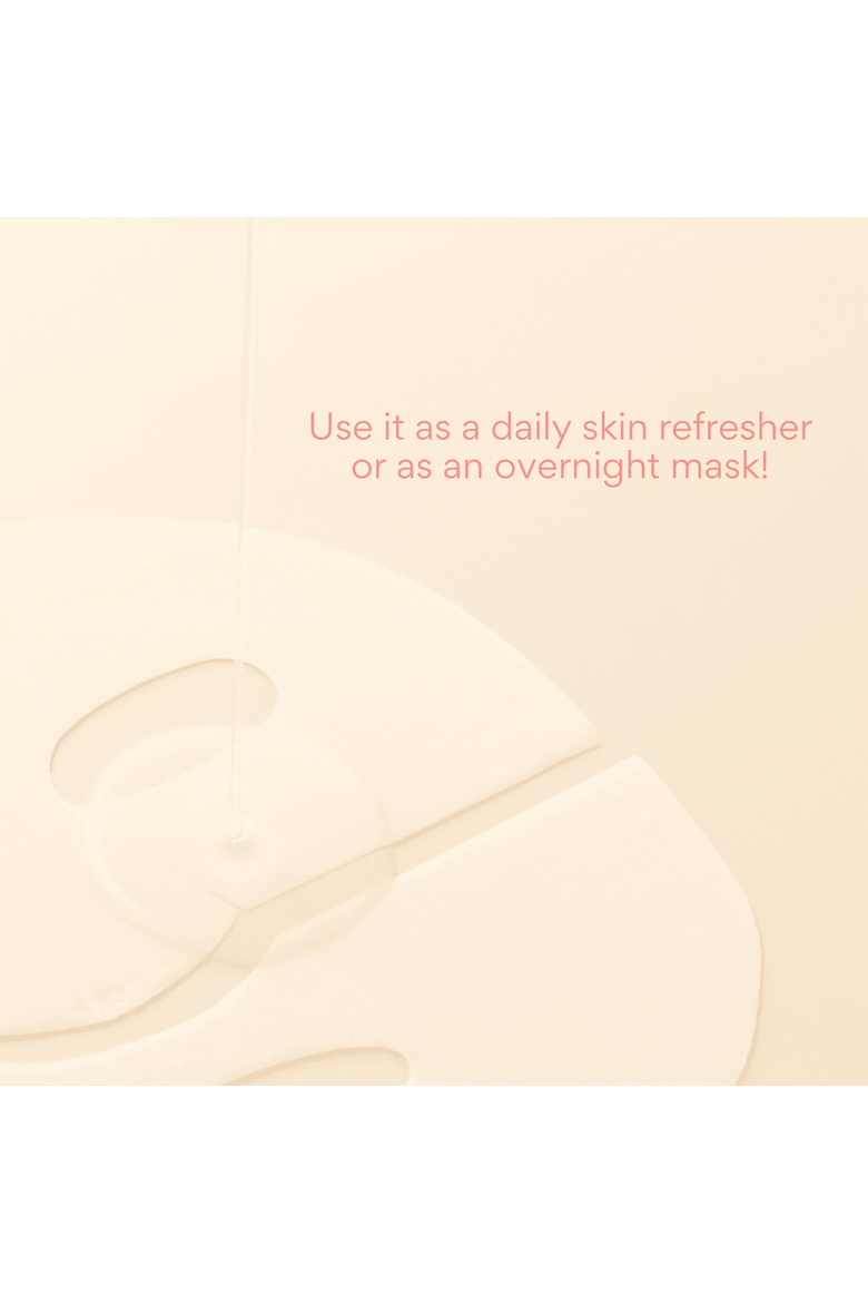 a.m. Sunday Happy Hydrogel Mask, Alternate, color, White