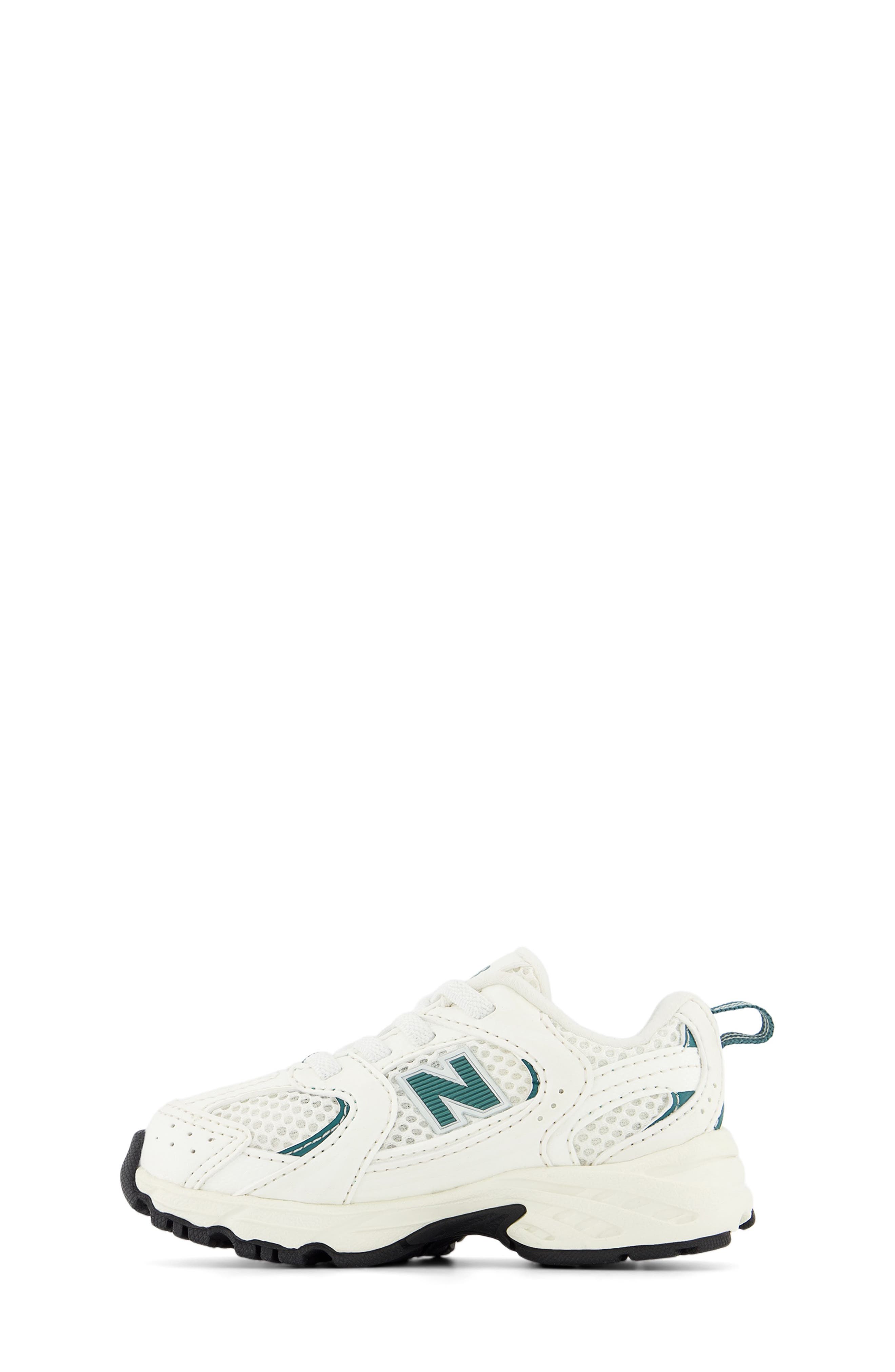 New Balance Kids' 530 Sneaker, Alternate, color, Sea Salt/ New Spruce