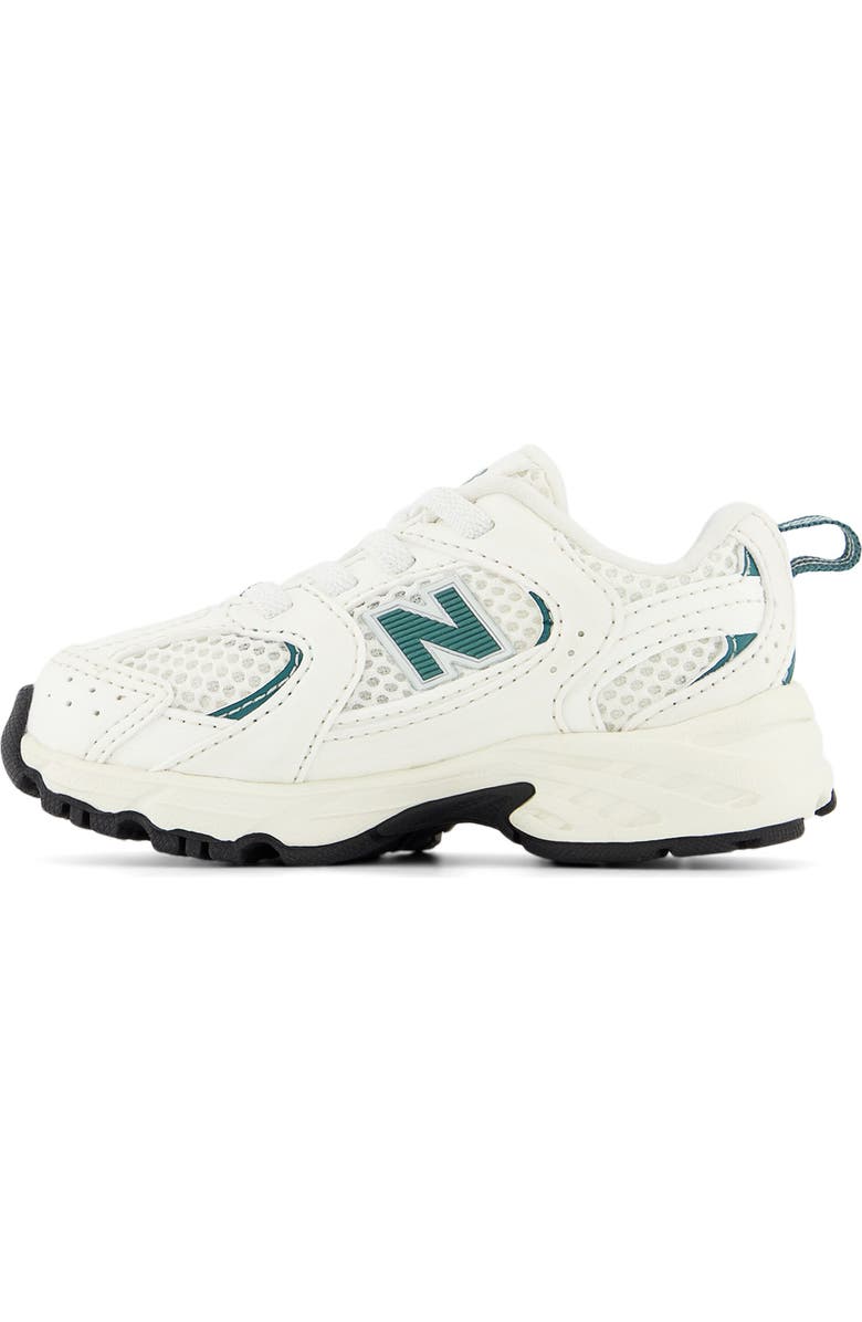 New Balance Kids' 530 Sneaker, Alternate, color, Sea Salt/ New Spruce