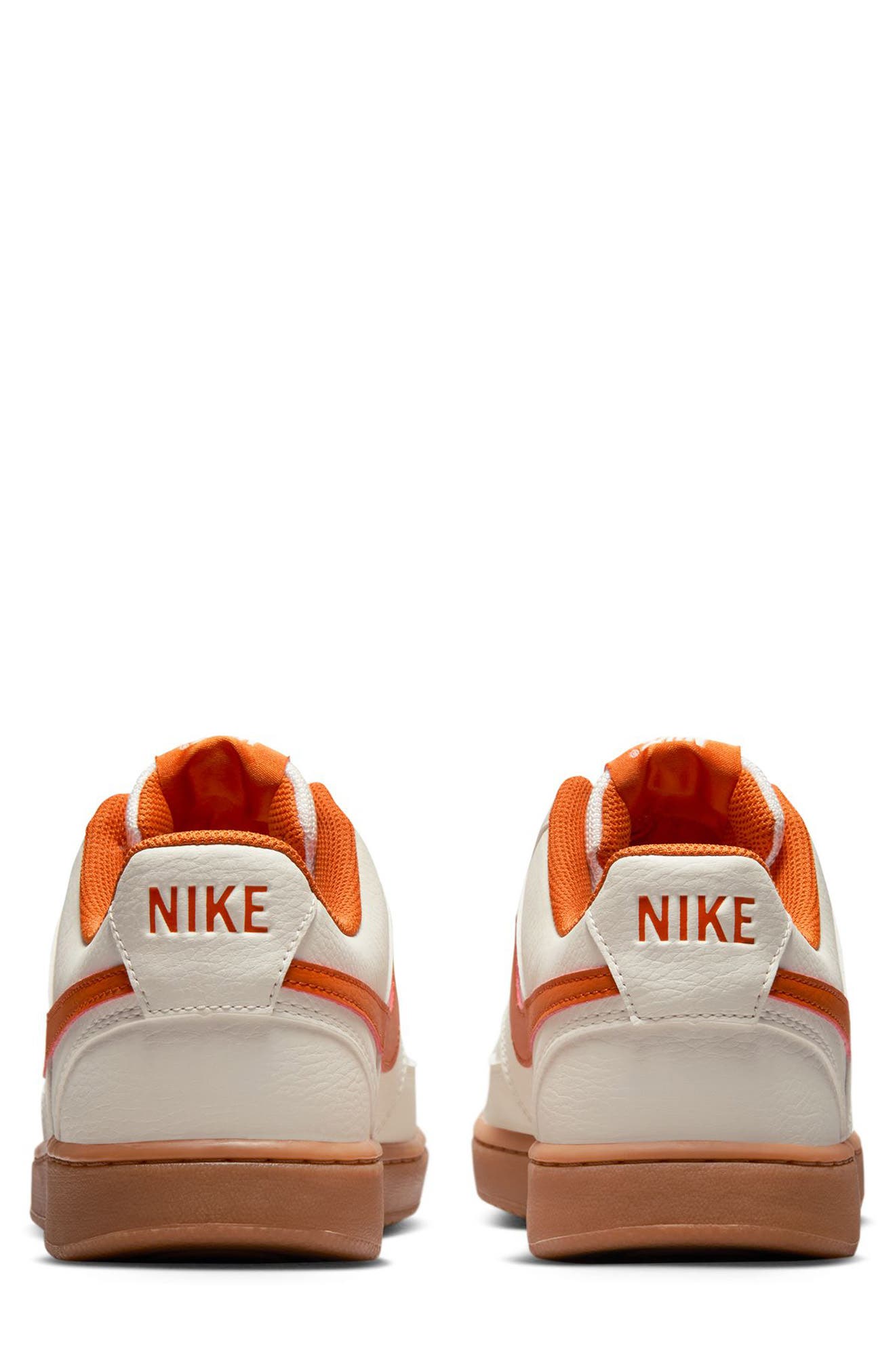 Court Vision Low Sneaker, Alternate, color, SAIL/ CAMPFIRE ORANGE